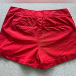 Michael Kors Red Shorts with Brown Belt Photo 5