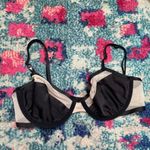 Victoria's Secret NWT Victoria’s Secret Luxe Lingerie Unlined Demi Bra in Black Nude 32D Photo 2