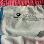Active USA  Pink Shorts with Blue Trim & Built In Biker Shorts Photo 4