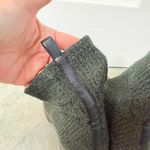 Chinese Laundry  Green Sweater Knit Lugg Sole Booties Size 8 Platform Photo 6