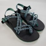 Chacos Chaco Women's Z/Cloud X‎ Sandals Aqua Green Black Size 10 Adjustable Straps Photo 0