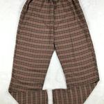 Pretty Little Thing Plaid Woven Casual Pull-on Pants NEW US 6 Photo 2