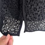 Stitch Fix Pixley  Blouse Lace Zip-Up Cap-Sleeve Layering Small Photo 2