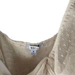 Biashe Women's Size Small Cream Swiss Dot Puff Lace Body Suit Photo 3