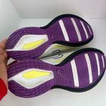 Nike  Yellow and White Sneakers with Purple Details Photo 5