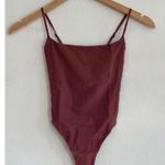 SKIMS Fits Everybody Cami Bodysuit in Beet, Size XXS Photo 6