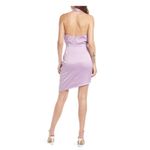  Camo Asymmetric Satin Cocktail Dress‎ Elliatt Size Medium Lavender Photo 1