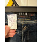 Torrid Women's  Dark Blue Denim Jeans Size 16 Short Photo 6