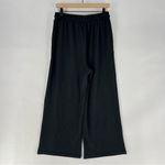 Double Take‎ Textured Ribbed elastic Waistband DrawstringWide Leg Pull Photo 1