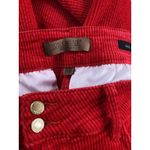 Judy Blue Red Corduroy Wide Leg Pants Women's 14W Flare Button Fly Photo 7