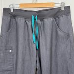 FIGS  Kade Cargo Scrub Pants Straight Leg 4 Pocket Graphite Gray Large Petite Photo 8