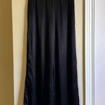 Michael Stars  Satin Black Wide Leg Pants Photo 0