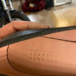 barney's new york Barney’s New York Black Leather Pointy Toe Flats With Pearls Photo 1