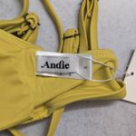 ANDIE  The Rockaway Top Honeysuckle HNSU Eco Bikini Swimwear Bathing Suit S New Photo 3