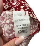 Reformation Laylin Mini Dress Women’s Size 8 Red White Floral Puff Sleeve Summer Photo 8