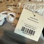 Kulani Kinis NWT  Crochet Plunge Maxi Dress - Ivory Photo 4