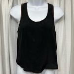 Maeve By Anthropologie Women's Black Top Size 0P 100% Silk Photo 6