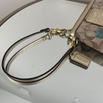 Coach Brown Logo Vibrant Graphic Studded Mini Wristlet Wallet Purse Photo 5