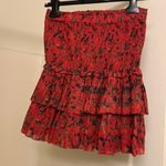 Isabel Marant red printed Naoma skirt Photo 1