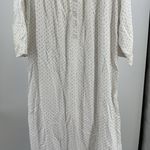 Vandemere full length ditzy floral lace trim ruffle nightgown vintage flannel Purple Size M Photo 11