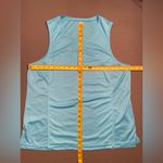 Champion sleeveless athletic‎ shirt, turquoise blue, v neck, polyester, size XXL Blue Photo 2