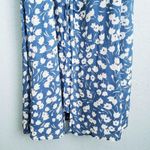 Reformation  Blue Floral Roberta Dress Photo 2