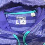 Adidas Striped Purple Ultimate Hoodie Photo 4