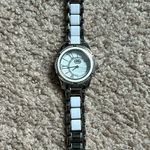 Rhino by Marc Ecko women’s‎ vintage silver/white crystal bracelet watch White Photo 0