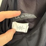 La Blanca  Women’s 8 Black One Piece Swimsuit Summer Vacation Beach Pool Photo 3