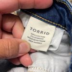 Torrid  Plus Size Skinny Destructed Denim Blue Jeans Size 14 GUC #1824 Photo 7
