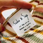 sadie and sage stripe halter tank mock dress boho size Large Red Photo 5