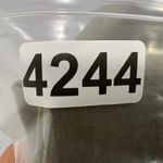 Habitat Linen Button Down Shirt Olive Green Long Sleeve Career Casual Size Small Photo 8