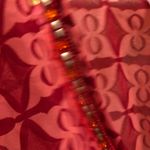 India Boutique Red Jeweled Swim Cover OS Photo 2