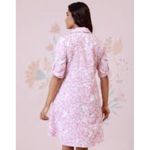 Only Y2K NWT Step-Hem Shirtdress in Baby Pink Sz3& Schiffi Floral Fairycore CHIC Photo 2