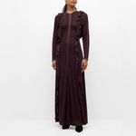 Ulla Johnson Analia Topstitched 100% Organic Wool Midi Dress Size Medium Ruffles Photo 15