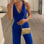 Lulus Royal Blue Halter Jumpsuit Photo 1