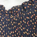 Anthropologie Seen Worn Kept Vega Pleated Star Print Illusion Sleeve Size 6 Photo 15