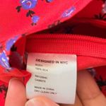 Intermix ‎ Nicola Off Shoulder Top US 4 Night Out Date Floral Romantic Red Photo 6