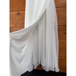 Lulus NWT  Radiant Romance White Tie-Strap Maxi Dress Wedding Bride Classy Sz XL Photo 4