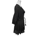 Revolve Karina Grimaldi X  Womens Irna Dot Mini Dress Polka Black Size Large Photo 5