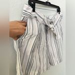 CeCe  Cotton Striped Shorts Size  14 Photo 5