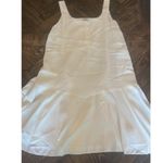 Festival Wedding Shower Tiered Dress Size 14 Shift Tencel Tennis Western Neutral Photo 7
