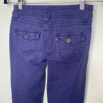 Y2K Spoon Jeans Blue Low Rise Flare Pants Jeans Sz 3 Photo 4