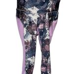 Adidas Women's High Waist PrimeGreen Activewear Leggings Tie Dye Purple Size 2X Photo 3