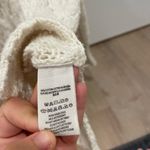 Free People  Cream Cable Knit Sweater Photo 4