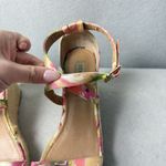 Steve Madden Montauk Espadrille Platform Wedge Sandals Floral Fabric Size 8.5 Photo 1