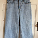 Abercrombie & Fitch  The Crop Wide Leg High Rise Jean size 25(0) extra short Photo 0