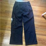 Romwe  Gothic Black Skull Cargo Pants – Size M, Streetwear Vibe Photo 4