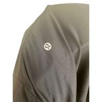 Lululemon  Black Mesh Crop Tee Shirt Size 8 Photo 3