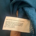 Colsie Teal Blue Fleece Lounge Slight Crop Sweatshirt Photo 6